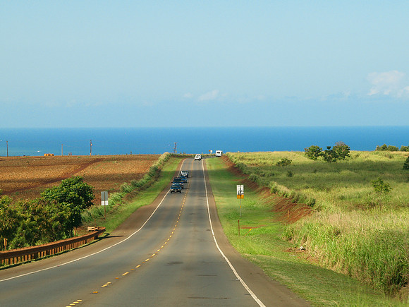 the Kamehameha Hwy
